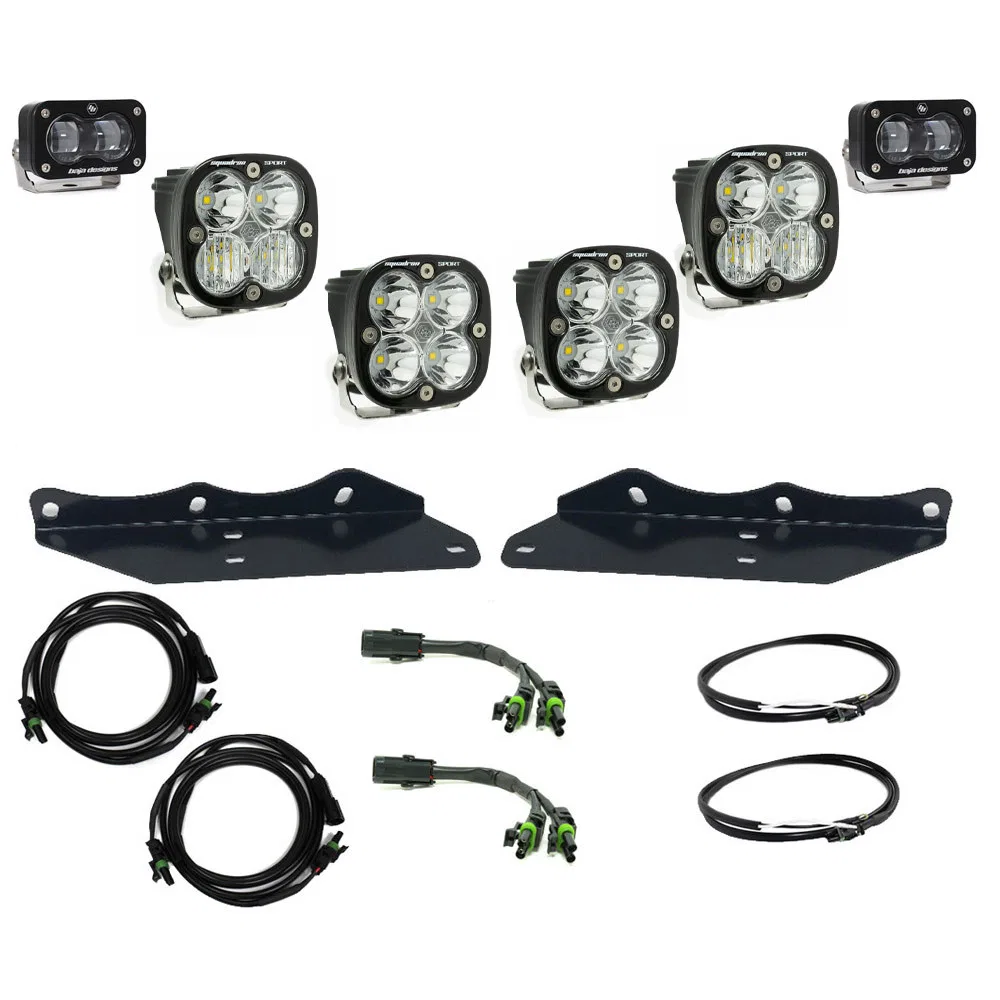 448172 – BAJA DESIGN Driving/ Fog Light, LED Bulb Rectangular/ Square 12.42 Watt Fog Beam 1210 Lumens S2 SAE/ 3162 Lu...